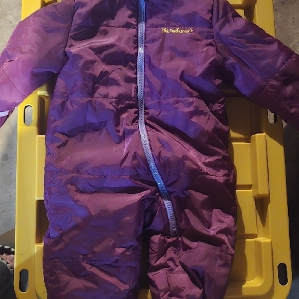 Pink Platinum Purple Baby Snowsuit